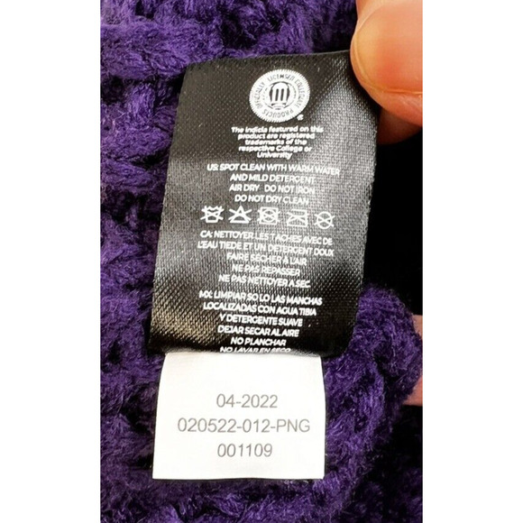 Clemson Tigers 47 Beanie Toboggan Hat Women's Orange Purple College Outdoors - Picture 5 of 8